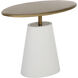 Kadin 22.75 X 19 inch White Outdoor Side Table